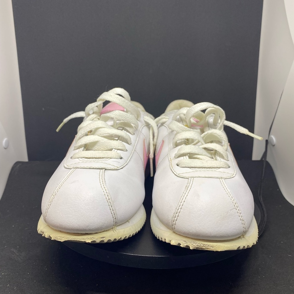 Nike Cortez 315931-161 White and Pink Kids Shoes GS 6.5Y / Women’s 8